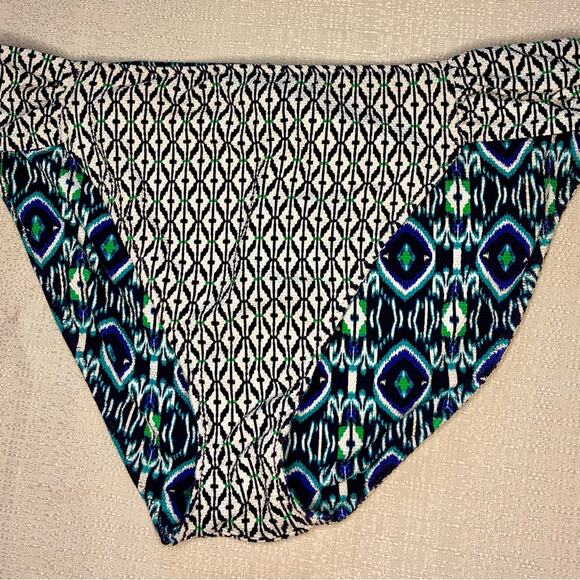 Tommy Bahama Other - Tommy Bahama Blue and White Patterned Bikini Bottom